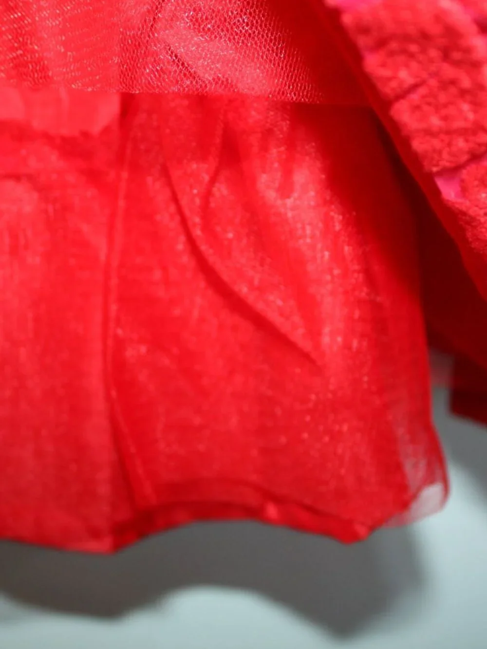 Janie and Jack Size 2T FOREVER ROSE Red Embroidered Formal Holiday Wedding Dress